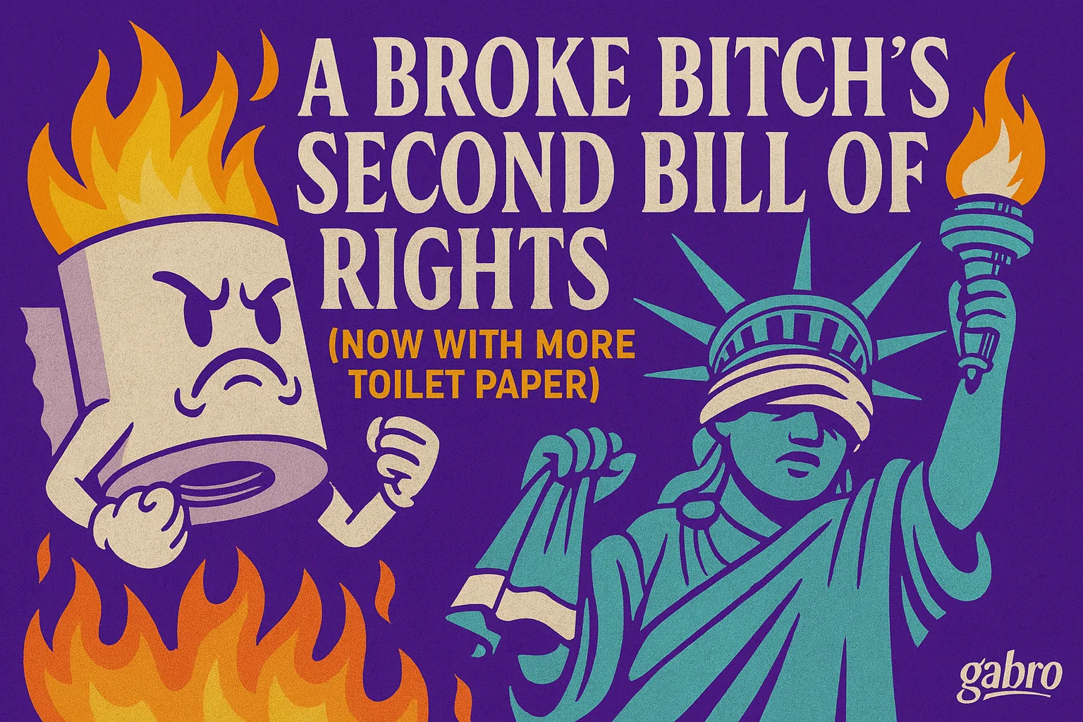 A Broke Bitch’s Second Bill of Rights (Now With More Toilet Paper)